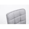 Clp Silla De Comedor Peking V2 Tela Gris Claro 59x43x90 Cm