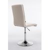 Clp Silla De Comedor Peking V2 Tela Crema 59x43x90 Cm