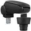 [pro.tec] Reposabrazos Central Para Bmw Mini (1° Generación / 2001-2006) - Apoyabrazos Con Compartimento - Tapizado - Tela - Negro