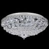 [lux.pro] Luz De Techo - Lámpara De Techo Colgante - Cristales De Arte Centelleantes (3 X E14) - Cromo