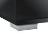 [en.casa] Mueble De Televisi�n - Mesa De Tele - Consola - Compartimiento - 34,5 X 120 X 40cm - Mdf - Negro Brillo