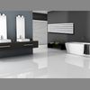 Radiador Toallero Para Baño - 260 X 1600 Mm Blanco Ecd Germany