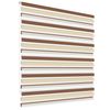 Persiana Doble 45x150 Cm - Color Blanco-beige-marrón Ecd Germany