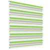 Persiana Enrollable Doble 45x150 Cm Verde-gris-blanco Ecd Germany