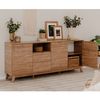 Buffet 3 Puertas, 2 Cajones Y 1 Estante Decorativo De Madera L198 Cm - Budapest