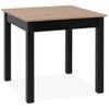 Mesa De Comedor Extensible Coburg 80 Roble Artisan Y Negro Finori