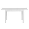 Mesa De Comedor Extensible Mora 80b Blanco Finori