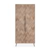 Armario 2 Puertas Decoración Roble Sonoma L90 Cm - Torun