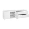 Mueble Tv Capetown 2 Puertas 2 Cajones 180x55x40 Blanco