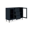 Gabinete Caracas 2 Puertas 3 Cajones 120x90x40 Azul Marino