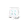 Interruptor De Pared De Cristal Z-wave Gen5 De 4 Botones - Mco Home