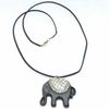 Collar Elefante Cordon Negro