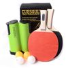 Pack Cuesoul 2 Palas + 3 Bolas + Red Retractil Qt.m1101