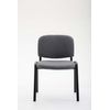 Clp Silla De Conferencia Ken V2 En Tela Gris 53x53x83 Cm