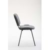 Clp Silla De Conferencia Ken V2 En Tela Gris 53x53x83 Cm