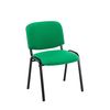 Clp Silla De Conferencia Ken V2 En Tela Verde 53x53x83 Cm