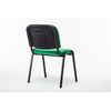 Clp Silla De Conferencia Ken V2 En Tela Verde 53x53x83 Cm