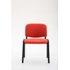 Clp Silla De Conferencia Ken V2 En Tela Rojo 53x53x83 Cm