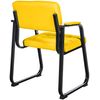 Clp Silla Para Visitas Canada B Simil Cuero Amarillo 58x59x84 Cm