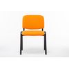 Clp Silla De Conferencia Ken V2 En Tela Naranja 53x53x83 Cm