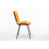 Clp Silla De Conferencia Ken V2 En Tela Naranja 53x53x83 Cm