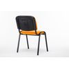 Clp Silla De Conferencia Ken V2 En Tela Naranja 53x53x83 Cm