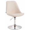 Clp Silla De Comedor Maverick Simil Cuero Crema 57x48x76 Cm