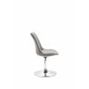 Clp Silla De Comedor Maverick Simil Cuero Gris 57x48x76 Cm