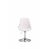 Clp Silla De Comedor Maverick Simil Cuero Blanco 57x48x76 Cm