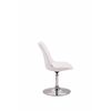 Clp Silla De Comedor Maverick Simil Cuero Blanco 57x48x76 Cm