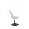 Clp Silla De Comedor Maverick Simil Cuero Crema 57x48x76 Cm