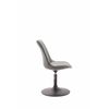 Clp Silla De Comedor Maverick Simil Cuero Gris 57x48x76 Cm