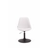 Clp Silla De Comedor Maverick Simil Cuero Blanco 57x48x76 Cm