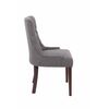 Clp Silla De Comedor Aberdeen En Tela Gris Oscuro 58x55x92 Cm