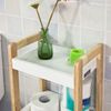 Estantería De Baño Con 3 Niveles De Bandejas H74 Cm