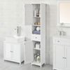 Mueble Columna De Baño Con 2 Puertas Y 1 Cajón