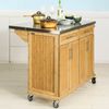 Carrito De Cocina Con Piso De Acero Con Tablero Extensible L115 X P46 X H92cm