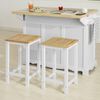 2 X Taburetes De Bar Cuadrado Silla Cocina