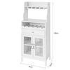 Aparador Cocina Mueble Auxiliar Organizador 56 X 35 X 128 Cm