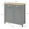 Mueble Entrada Recibidor Aparador Cocina Con 2 Cajones Y 2 Puertas 80 X 36 X 81 Cm