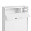 Armario Auxiliar Baño Blanco Con 2 Puertas Y 1 Cajón 52 X 17 X 67cm