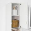 Mueble Columna De Baño, Armario Para Baño Alto,estanterías De Baño-2 Puertas Y 1 Cajón H 180 Cm Bzr34-w Sobuy Es