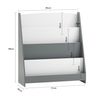 Sobuy Kmb32-hg Librería Infantil Para Niños Estantería Para Juguetes Para Niños Con 4 Compartimentos Abiertos 80 X 30 X 88 Cm Es