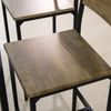 Sobuy Ogt42-f Set 2 Mesas Altas De Bar Y 2 Taburetes De Estilo Industrial Juego De Barra Mesa Alta Para Balcón, Cocina, Comedor Y Sala De Estar Es