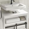 Sobuy Bzr61-w Mueble Para Debajo Del Lavabo Armario De Baño De Suelo Con 3 Estante Y 1 Puerta 60 X 30 X 62 Cm Es