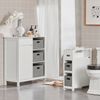 Mueble Para Ropa Sucia Armario Multifuncional Para Baño Con 1 Cesto Y 1 Cajón 3 Cestos Separados 80 X 38 X 91cm Blanco Bzr77-w Sobuy Es