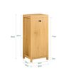 Mueble Para Ropa Sucia Canasto Para La Colada Amario De Baño Con 1 Cesto 40 X 35 X 90 Cm Bzr96-sn Sobuy Es