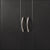 Mueble De Pared Armario Suspendido Con 3 Puertas Armario Colgante Para Baño Con Balda Ajustable Negro 90 X 30 X 60 Cm Frg231-l-sch Sobuy Es