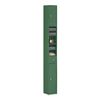 Mueble Columna De Baño Armario Para Baño Alto Estanterías De Baño Con 5 Estantes Abiertos 2 Puertas Y 1 Cajón 20 X 20 X 180 Cm Verde Bzr34-sy Sobuy Es