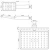 Conjunto De Ducha De Baño 200 X 200 Mm Ecd Germany